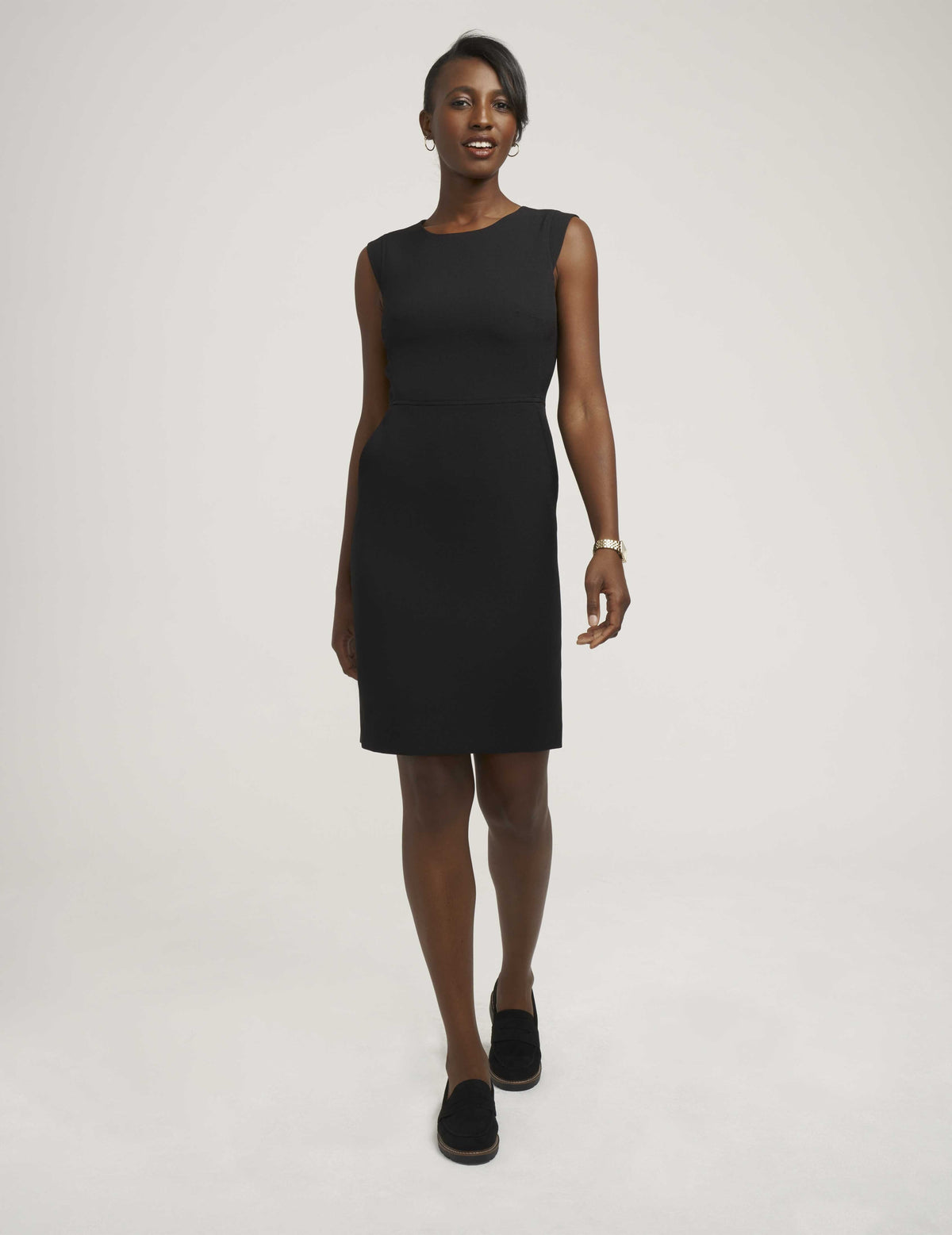 Hidden Pockets Sheath Dress