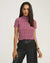 Chainlink Mock Neck Knit Top