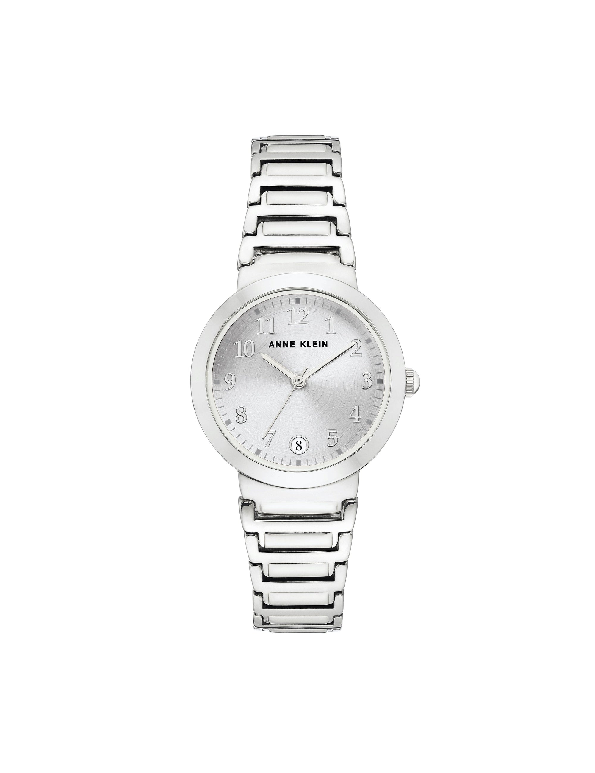 silver easy to read dial bracelet watch