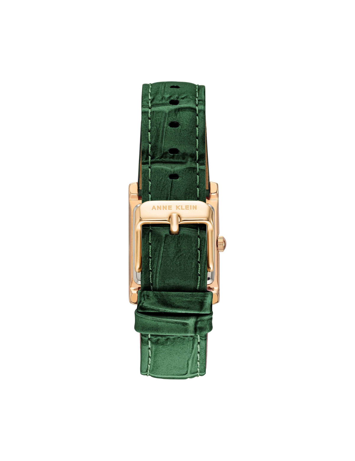 Square Case Leather Strap Watch