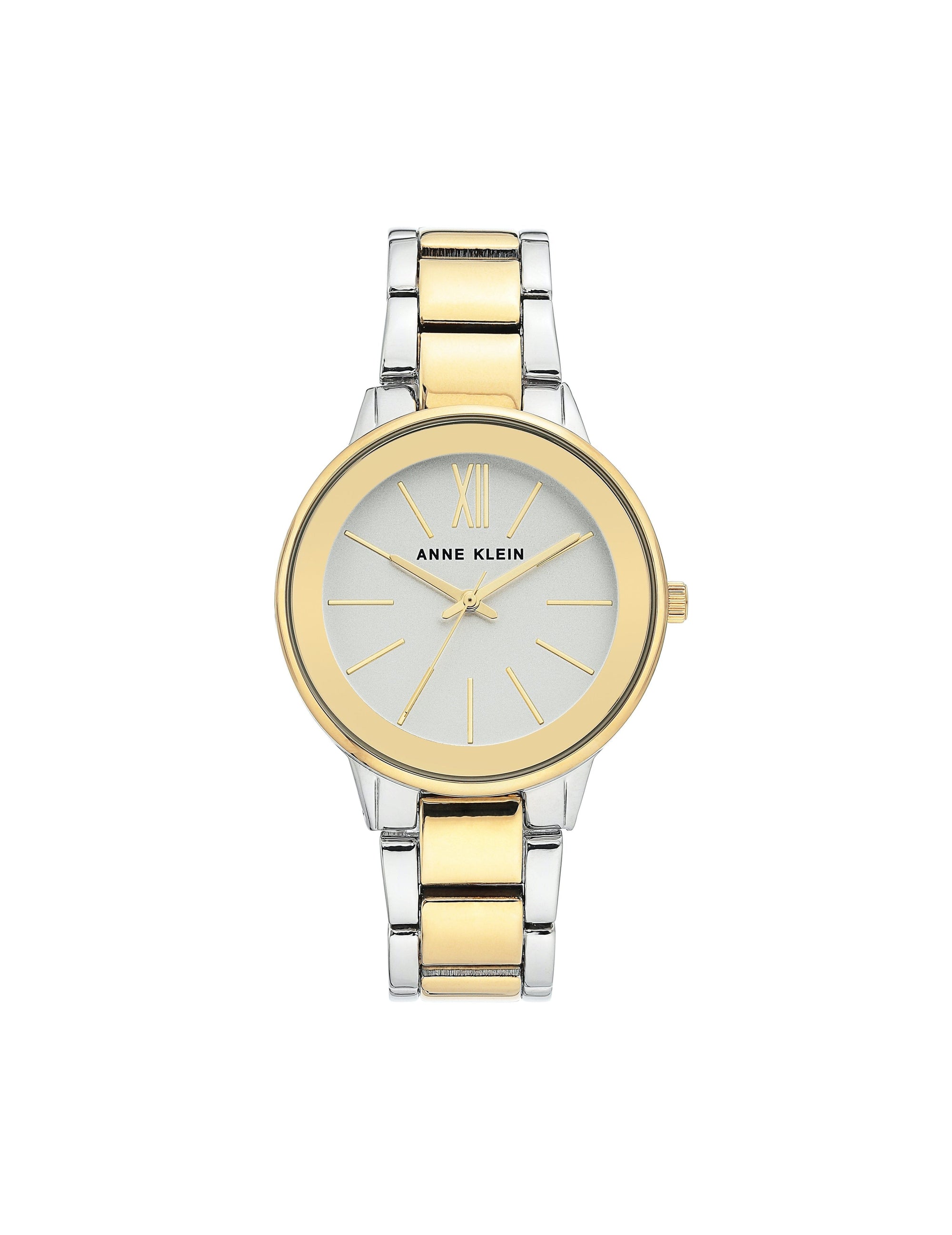 two tone bracelet watch