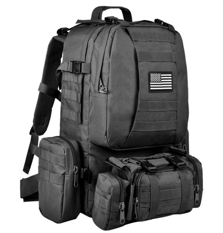 Black Tour of Duty Outdoor 72 Backpack Military Tactical Backpack - Best Tactical Backpacks of 2021