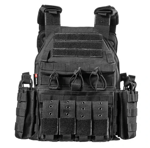 Black Modular Rapid Assault Tactical Vest - Best Tactical Vests 2021