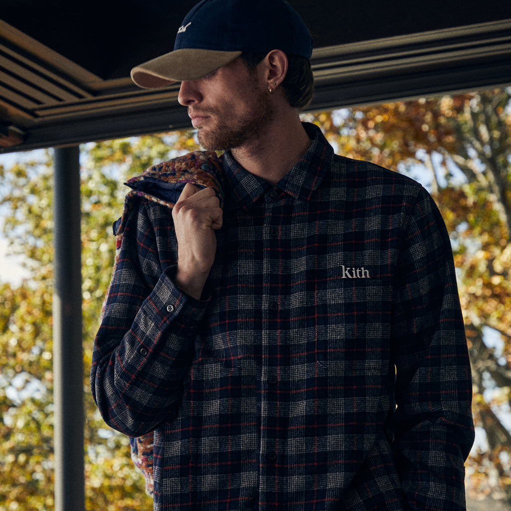 KITH Check Plaid Ginza ウール シャツジャケット