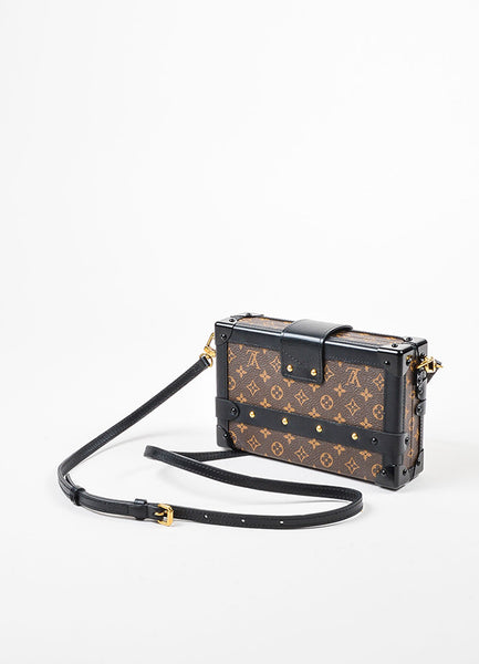 Louis Vuitton Brown Canvas Petite Malle Mini Trunk Bag – Luxury Garage Sale
