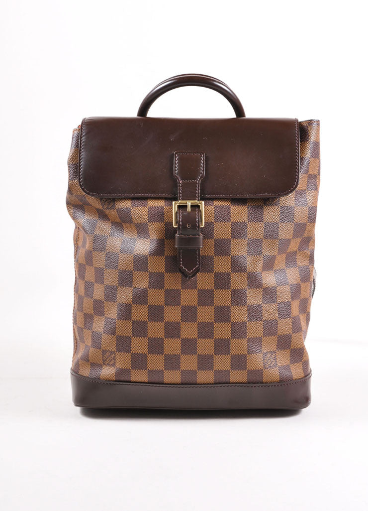 Louis Vuitton Brown Damier Canvas Ebene &quot;Soho&quot; Backpack – Luxury Garage Sale