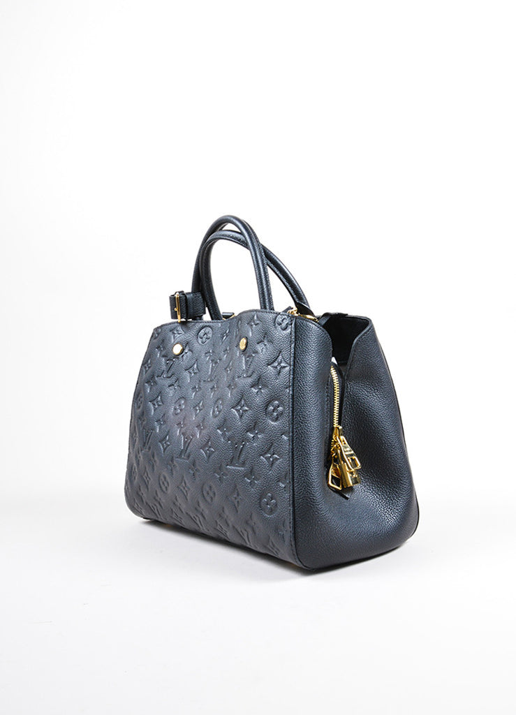 Louis Vuitton | Louis Vuitton Black Empreinte Leather Montaigne MM Bag – Luxury Garage Sale