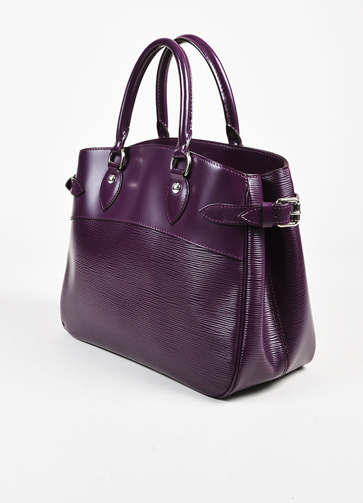 Louis Vuitton | Louis Vuitton Eggplant Purple Epi Leather &quot;Passy PM&quot; Tote Bag – Luxury Garage Sale