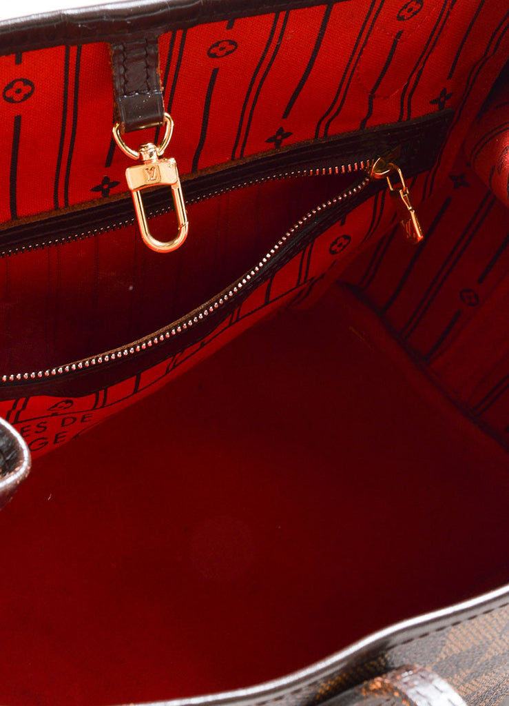 Louis Vuitton | Louis Vuitton Brown Coated Canvas &quot;Damier&quot; Tote Handbag – Luxury Garage Sale