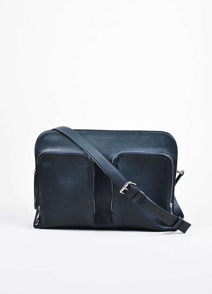 Louis Vuitton | Men&#39;s Louis Vuitton Navy Blue Leather &quot;Naxos&quot; Messenger Bag – Luxury Garage Sale