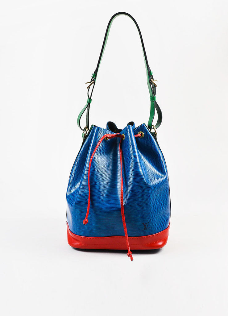 Louis Vuitton | Louis Vuitton Tricolor &quot;Epi&quot; Leather Drawstring &quot;Noe&quot; Bucket Bag – Luxury Garage ...
