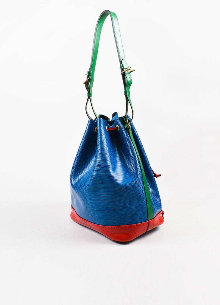 Louis Vuitton | Louis Vuitton Tricolor &quot;Epi&quot; Leather Drawstring &quot;Noe&quot; Bucket Bag – Luxury Garage ...