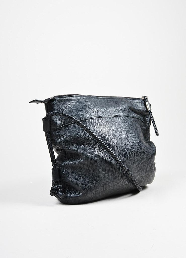 Gucci | Black Gucci Leather Braided Strap Medium Messenger Bag – Luxury Garage Sale