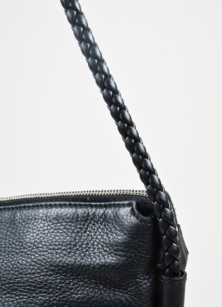 Gucci | Black Gucci Leather Braided Strap Medium Messenger Bag – Luxury Garage Sale