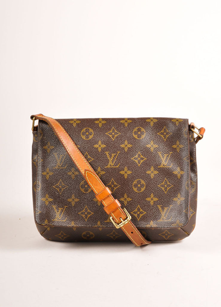 Louis Vuitton | Brown Monogram Coated Canvas &quot;Musette Tango&quot; Shoulder Bag – Luxury Garage Sale