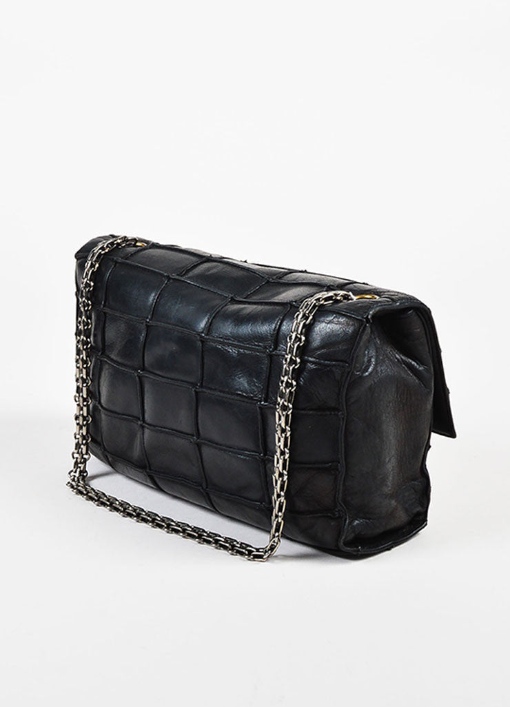 Chanel Black Leather &quot;Patchwork Mademoiselle&quot; Chain Shoulder Bag – Luxury Garage Sale