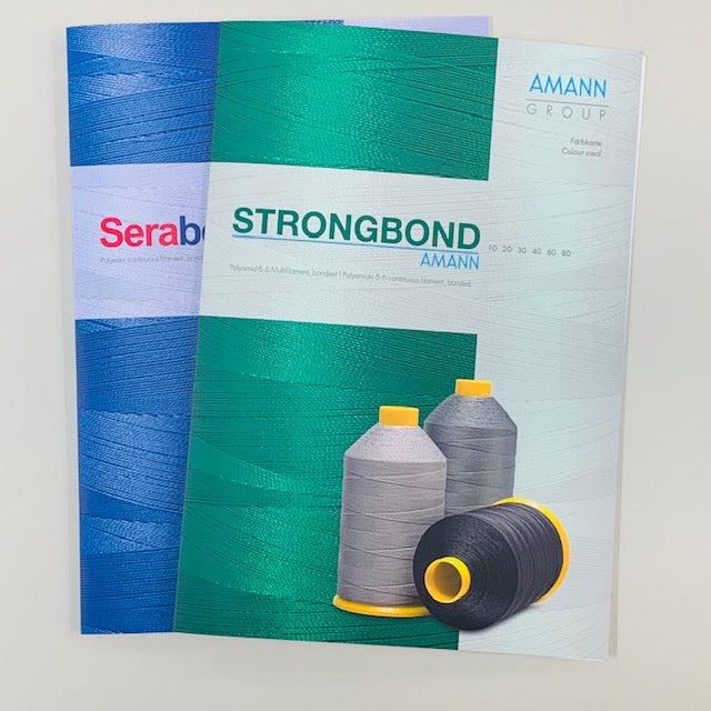 Amann Thread Color Charts - Strongbond   Serabond – Sunny Sewing Machines