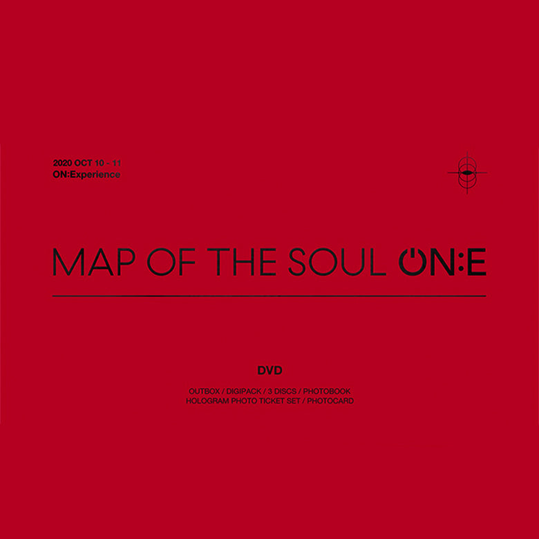 BTS DVD BTS MAP OF THE SOUL ON:E-