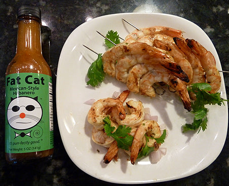 Grilled Habanero Tequila Lime Shrimp Fat Cat Gourmet Hot Sauces Specialty Condiments