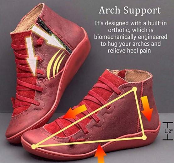 boots with support arches