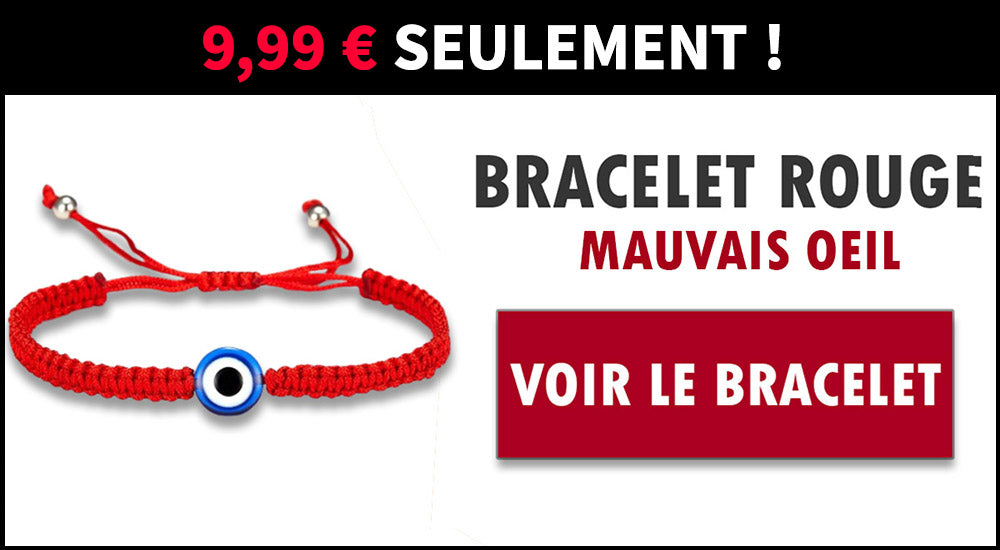 BRACELET ROUGE MAUVAIS OEIL