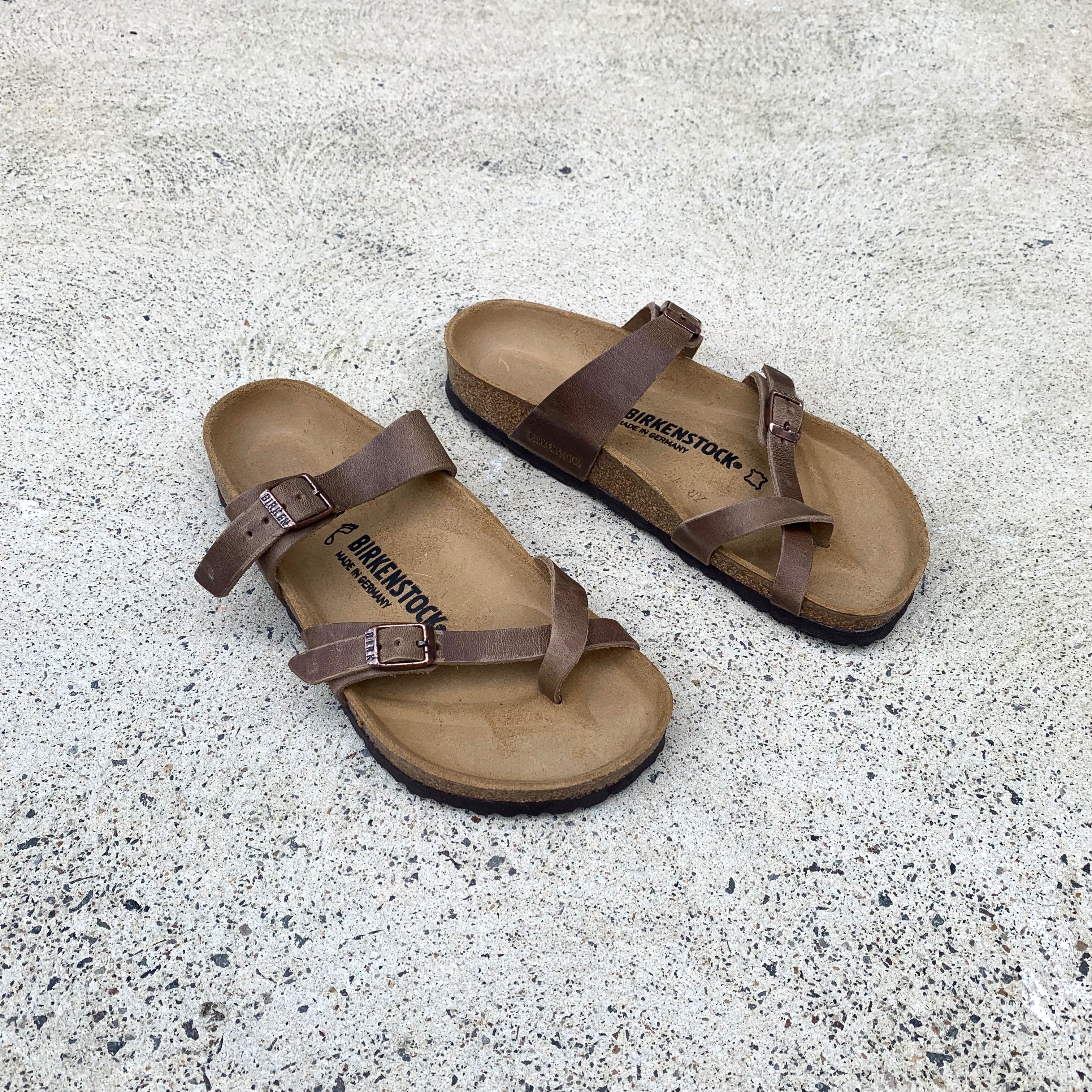 brown mayari birkenstocks