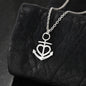 To My Friend - A True Friend - Anchor Necklace