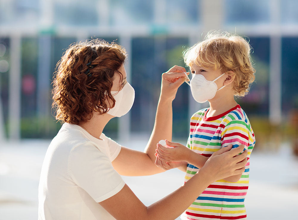 Respirator masks | Kid and mum | Personal protective equipment