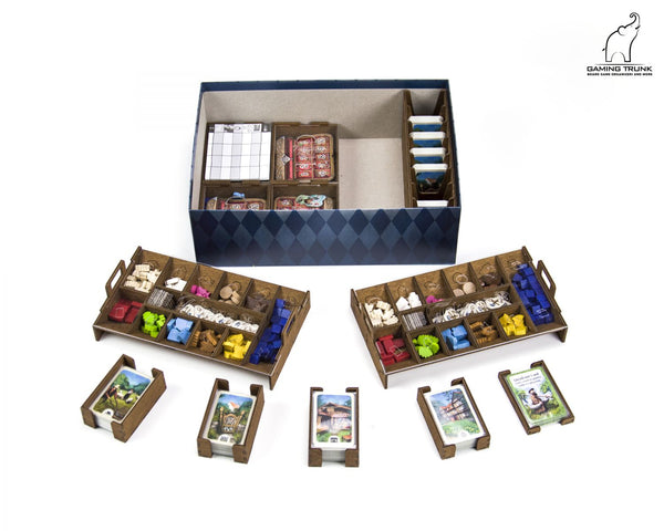 Gaming Trunk - Holledau Organizer for Hallertau (Natural Unstained)