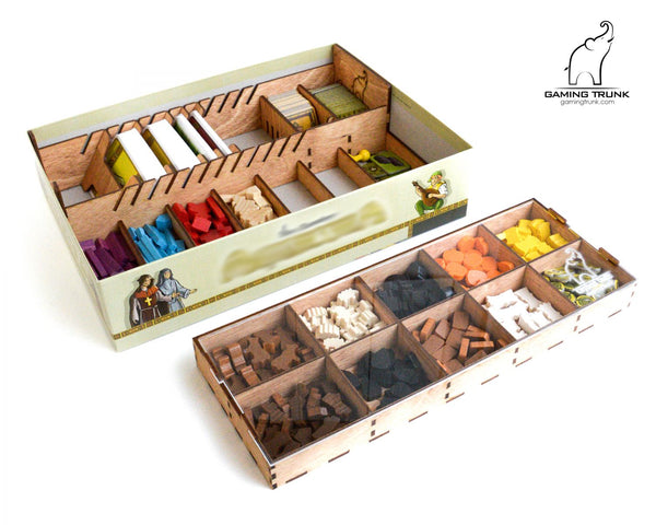 Gaming Trunk - New Farm Organizer for Agricola Revised Edition (Walnut)