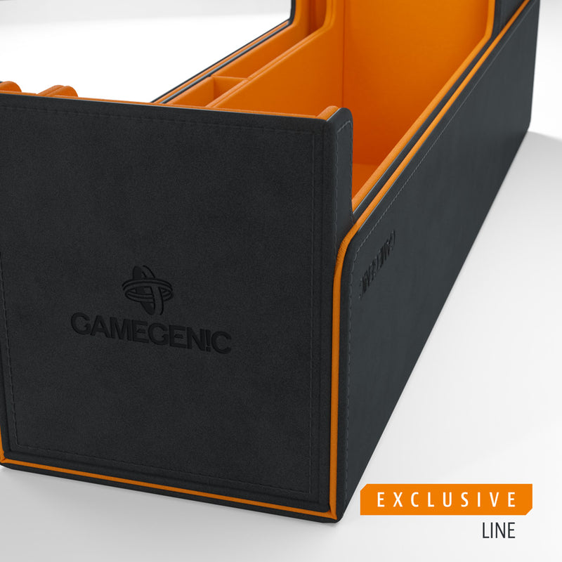 Gamegenic: Cards Lair Convertible Deck Box Exclusive Edition - Black / Orange (400ct)