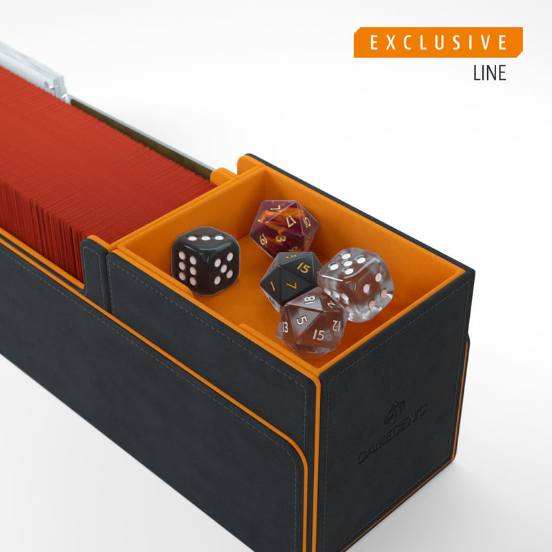 Gamegenic: Cards Lair Convertible Deck Box Exclusive Edition - Black / Orange (400ct)