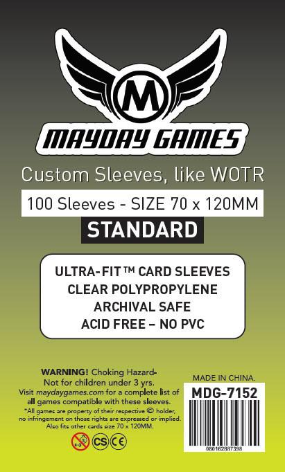 Mayday Sleeves - Tarot Card Sleeves (70x120mm) - 100 Standard