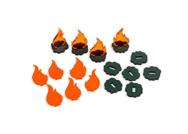 Broken Token - Smoke & Fire Tokens (10)