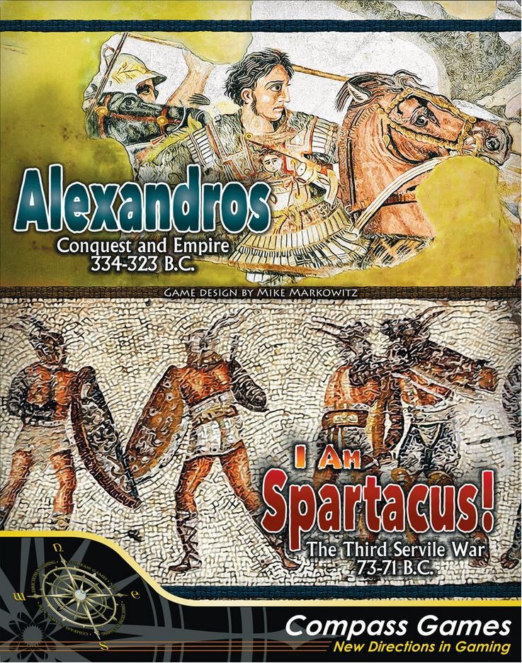 Alexandros and I Am Spartacus! *PRE-ORDER*