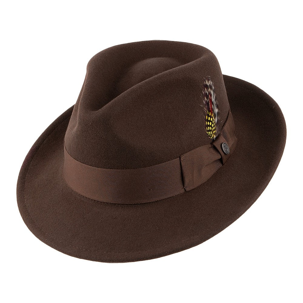 c crown fedora hat