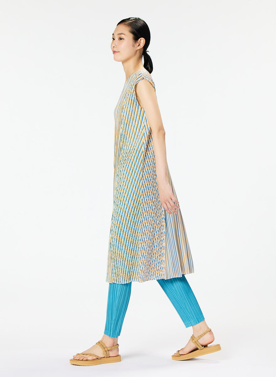 サイズ交換ＯＫ】 PLEATS CROSSROAD PLEASE ISSEY MIYAKE DRESS