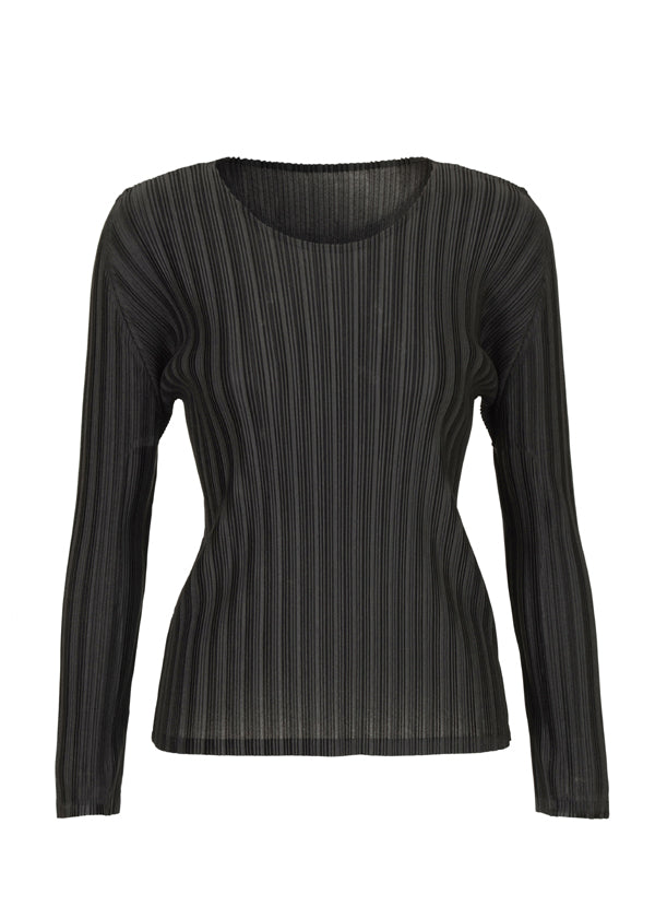 RIB PLEATS BASICS TOP | The official ISSEY MIYAKE ONLINE STORE