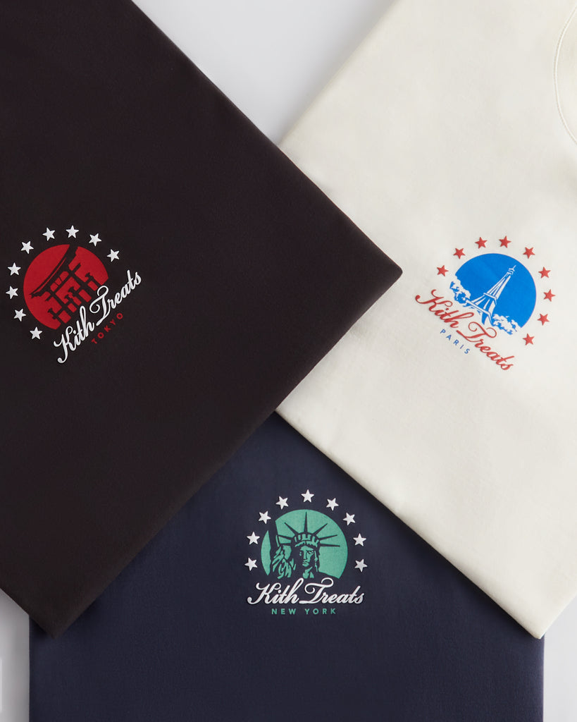 Kith Treats Tokyo Tour Tee L Kindling 茶 Tシャツ/カットソー(半袖/袖なし) 全国総量無料で