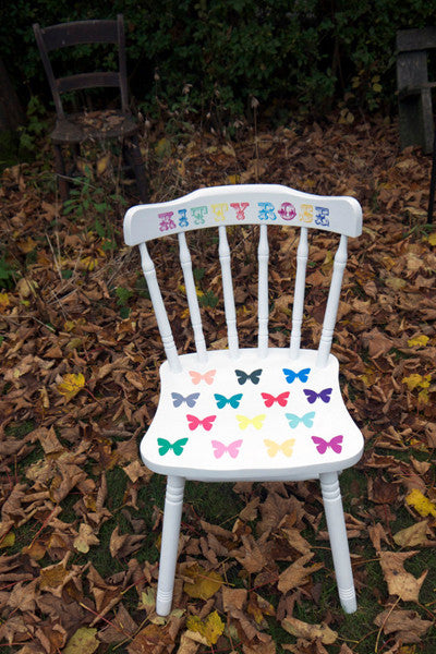 Child S Children S Upcycled Wooden Vintage Chair With