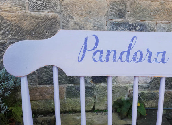 Vintage Personalised Rocking Chair With Your Child S Name Made To