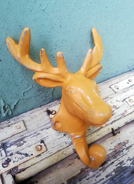 metal stag head