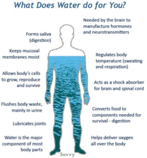 Health benefits of water