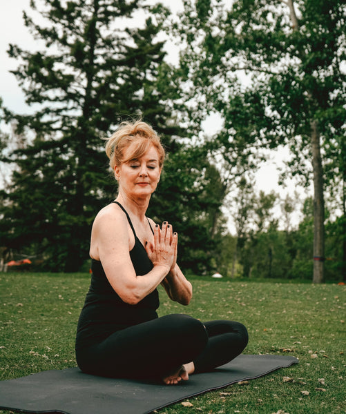 Yoga in the park