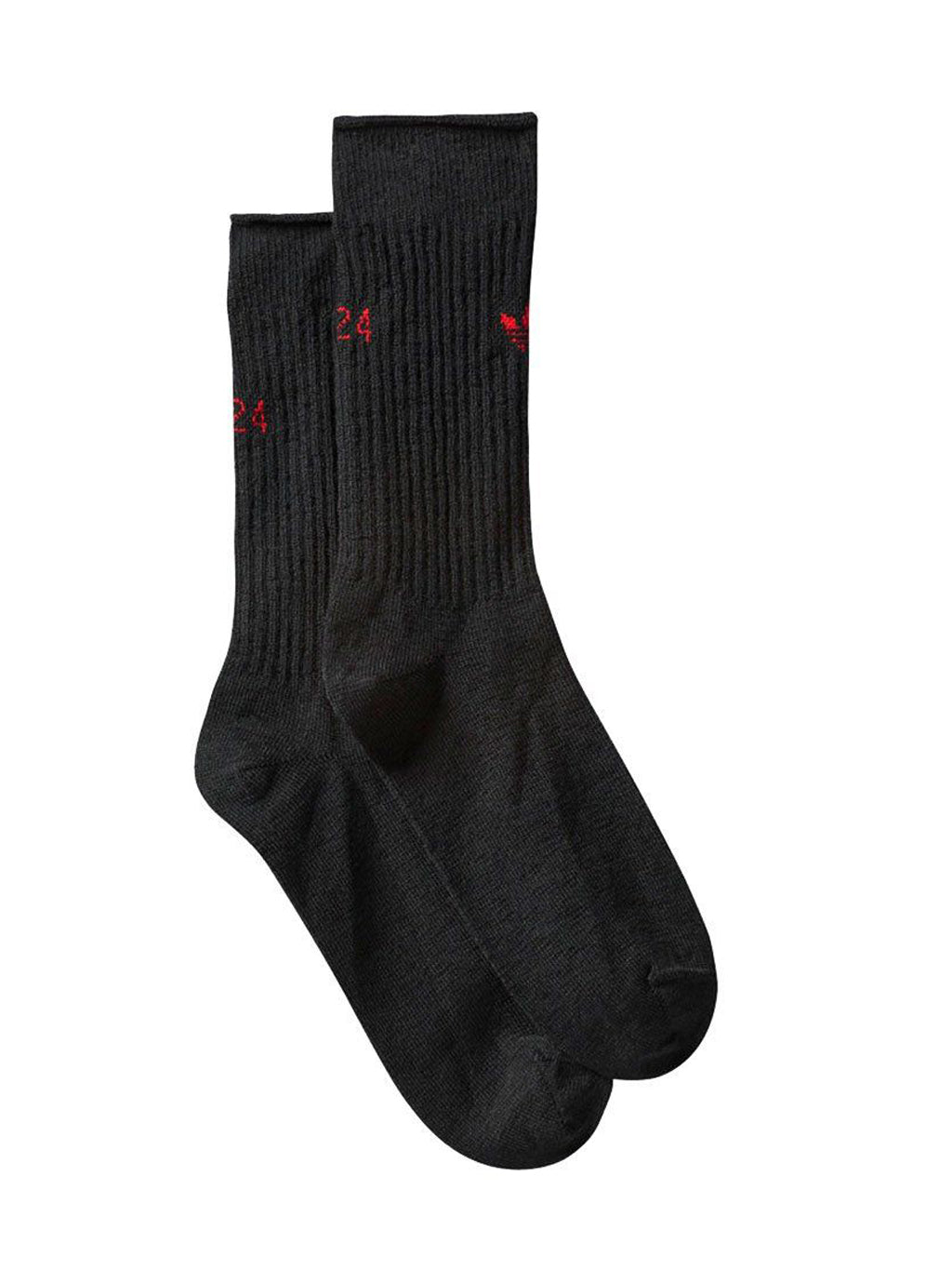 Black & Red Heavyweight Socks