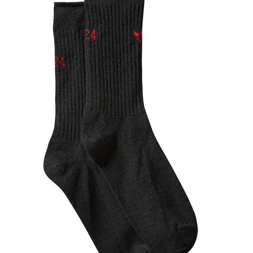 Black & Red Heavyweight Socks