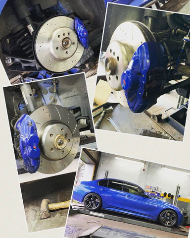 BMW 340i with Williams Performance brake kit