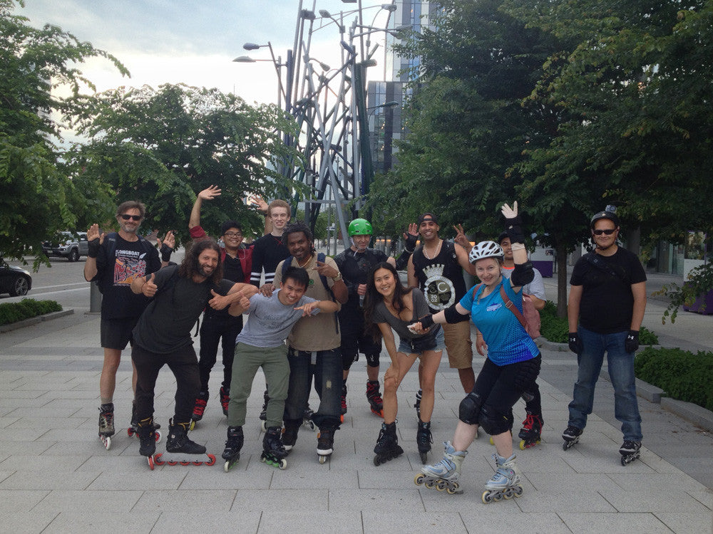 Toronto Sunday Night Inline Skate at the Canary District