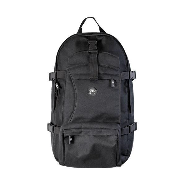 slim black backpack