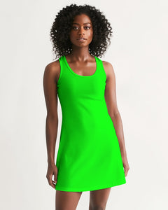 Tayrona Lime Green Women's Racerback Dress